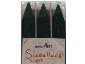 Siegellack (brechbar) Stangen 3-er Pack Dunkelgrün