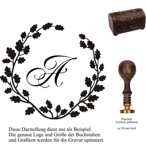Siegelset Classic Gravur Einzelbuchstabe