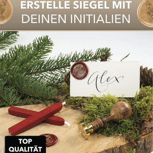 Siegelset gravurArt Stil "Zierranke"