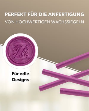 Siegelwachs (flexibel) für Pistole 7 mm, 6-er Pack Magenta