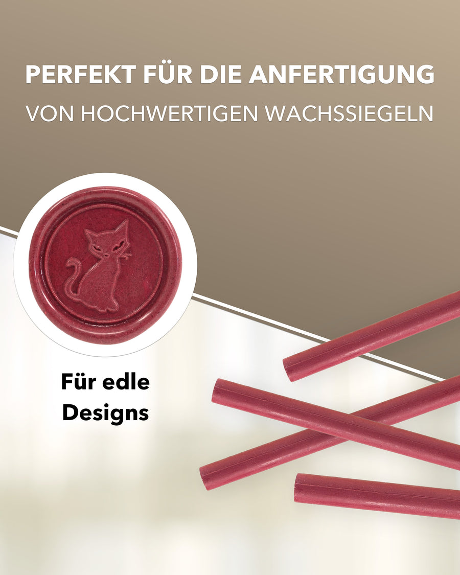 Siegelwachs (flexibel) für Pistole 7 mm, 6-er Pack Vintage Rosé