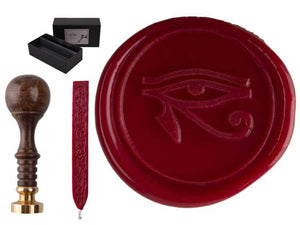 Siegelset Sigillum Motiv "Horusauge" inkl. Siegelwachs