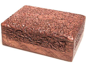 Holzbox "Nizza" aus massivem Mangoholz 15x10x6,5cm