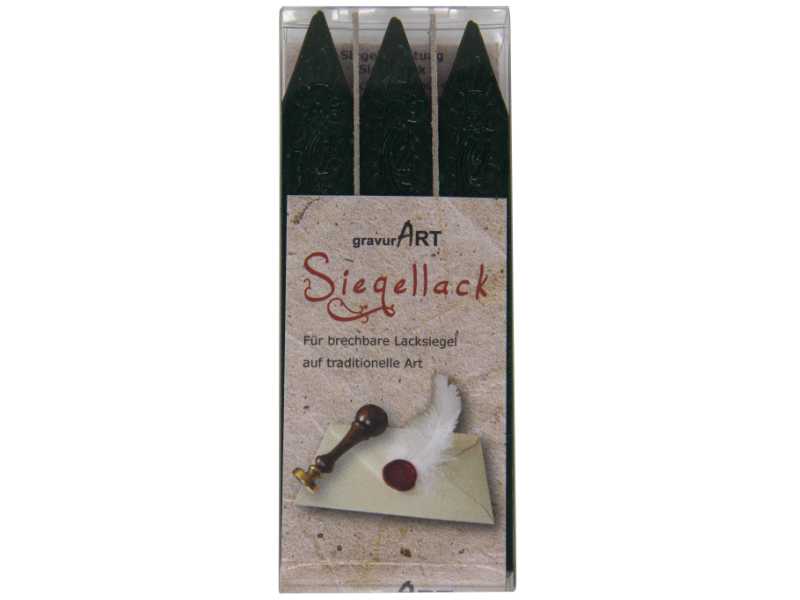 Siegellack (brechbar) Stangen 3-er Pack Dunkelgrün