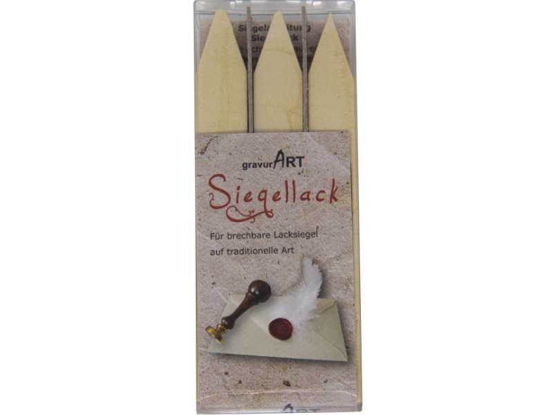 Siegellack (brechbar) Stangen 3-er Pack Elfenbein perlmutt