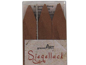 Siegellack (brechbar) Stangen 3-er Pack Kupfer