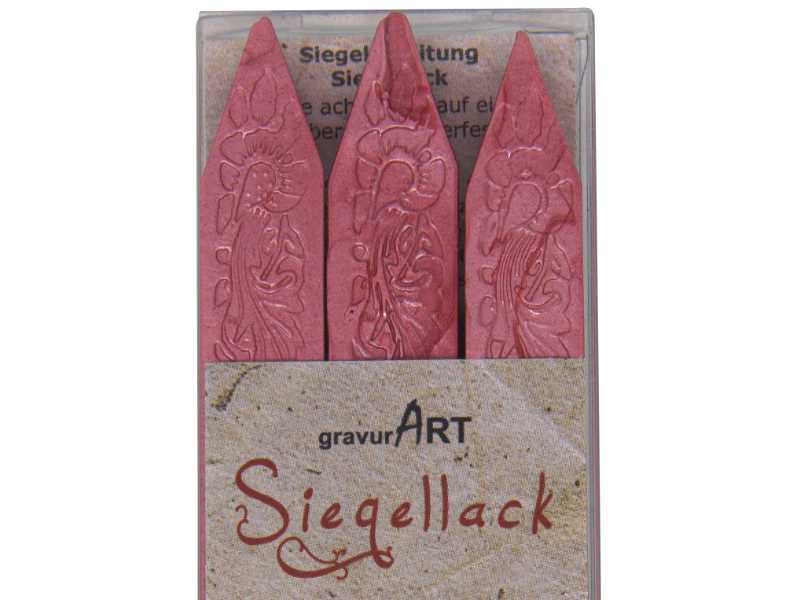 Siegellack (brechbar) Stangen 3-er Pack Rosa