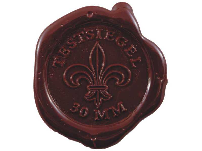 Feinster Perlensiegellack (Granulat) 500 Gramm Rotbraun