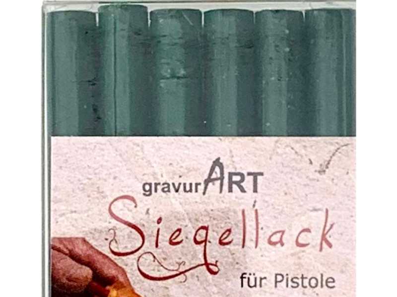 Siegellack (brechbar) für Pistole 7 mm, 6-er Pack Dunkelgrün