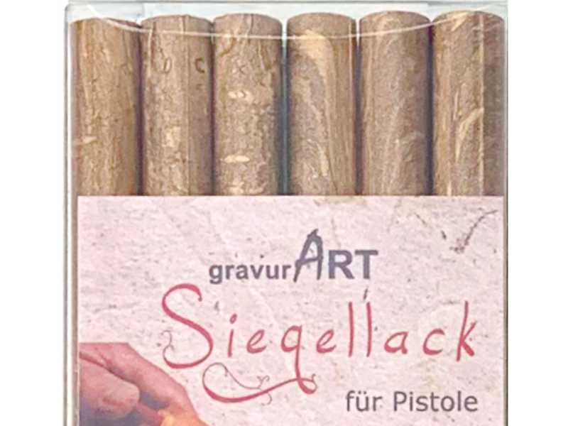 Siegellack (brechbar) für Pistole 7 mm, 6-er Pack Gold