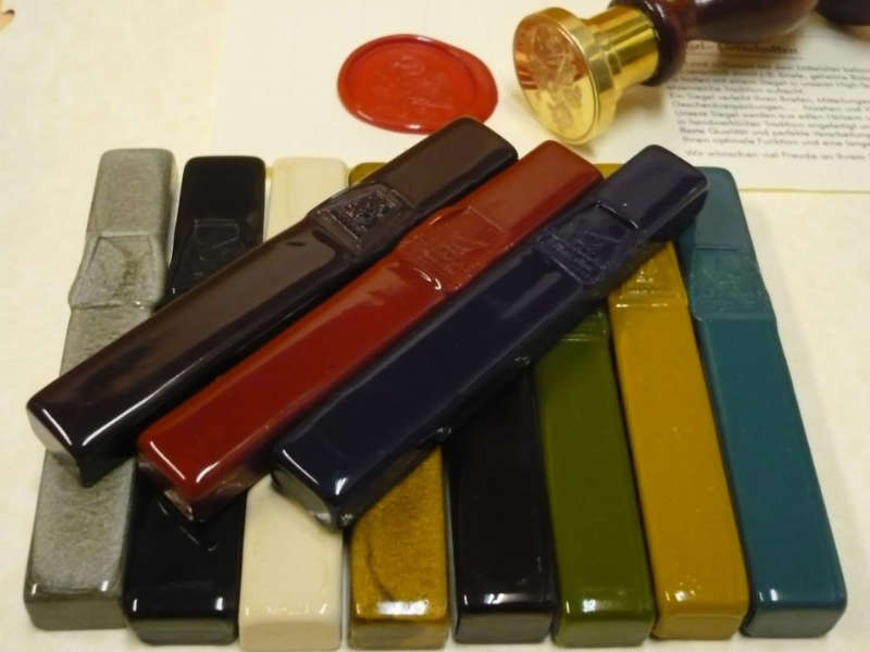 Siegellack Abraxas, High Quality,  1 Stange verschiedene Farben