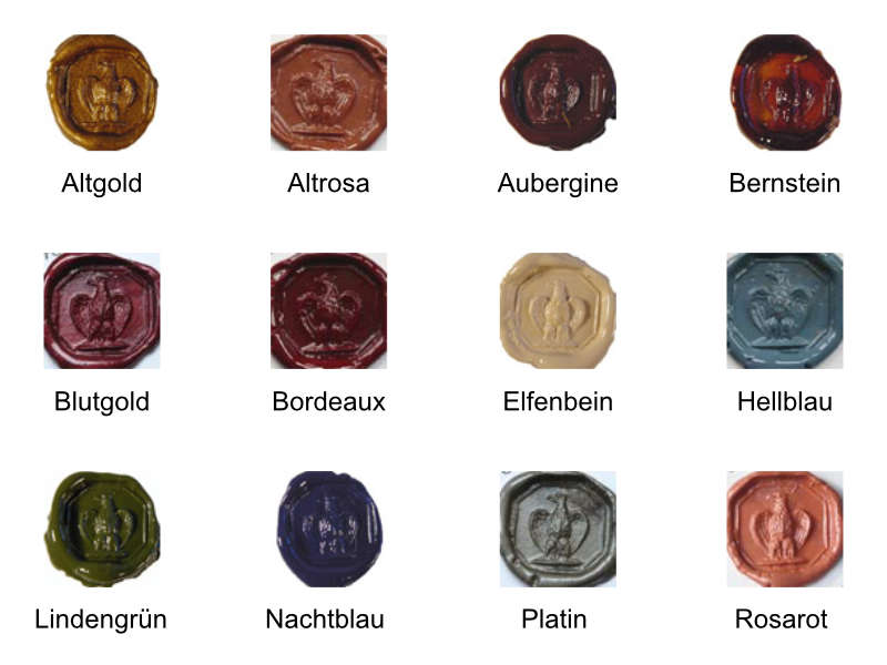 Siegellack Abraxas, High Quality,  1 Stange verschiedene Farben