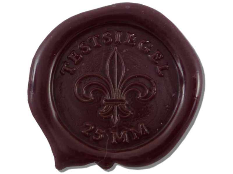Siegelwachs Granulat (flexibel) 500 Gramm Bordeauxviolett