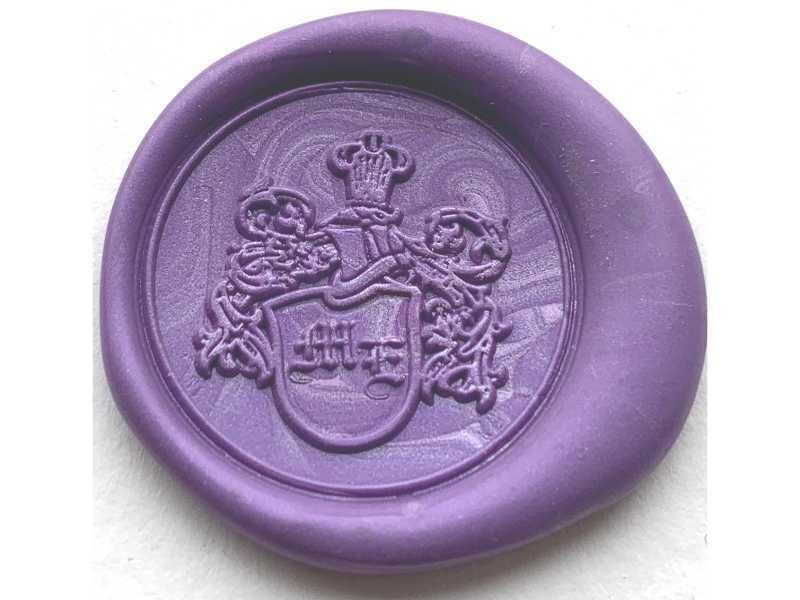 Siegelwachs (flexibel) für Pistole 7 mm, 6-er Pack Flieder-pastell