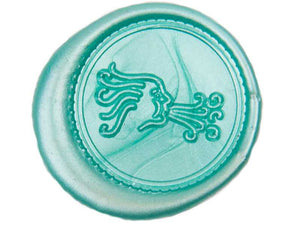 Siegelwachs für Pistole 11 mm einzeln Jade perlmutt