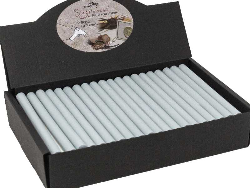 Siegelwachs (flexibel) für Pistole 7 mm, 72-er Pack Eukalyptus