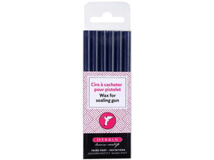 Siegelwachs Herbin für Pistole 7,5 mm, 6-er Pack Dunkelblau