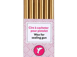 Siegelwachs Herbin für Pistole 7,5 mm, 6-er Pack Gold