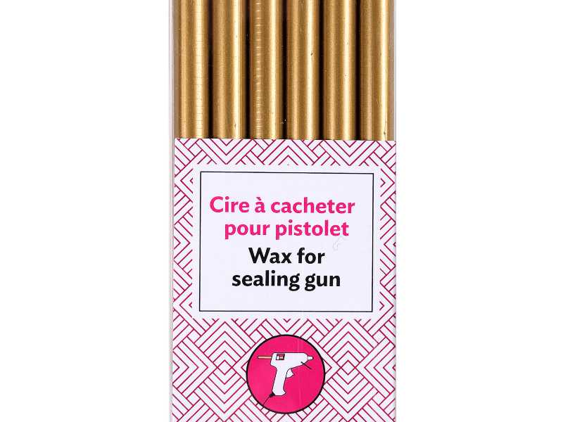 Siegelwachs Herbin für Pistole 7,5 mm, 6-er Pack Gold