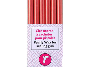 Siegelwachs Herbin für Pistole 7,5 mm, 6-er Pack Rosé antik