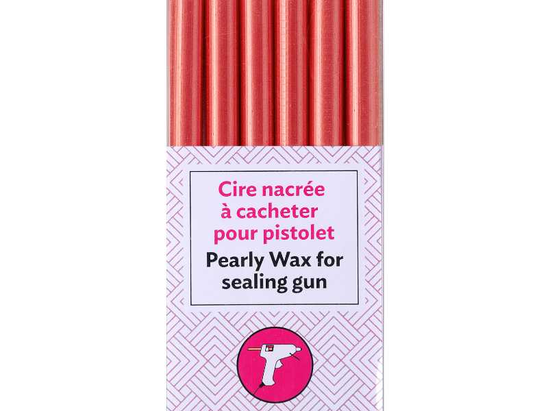 Siegelwachs Herbin für Pistole 7,5 mm, 6-er Pack Rosé antik