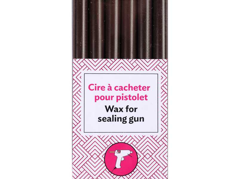 Siegelwachs Herbin für Pistole 7,5 mm, 6-er Pack Schoko