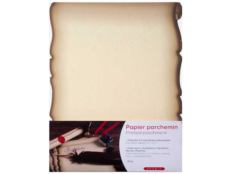 Kalligrafie-Papier Mittelalterlook