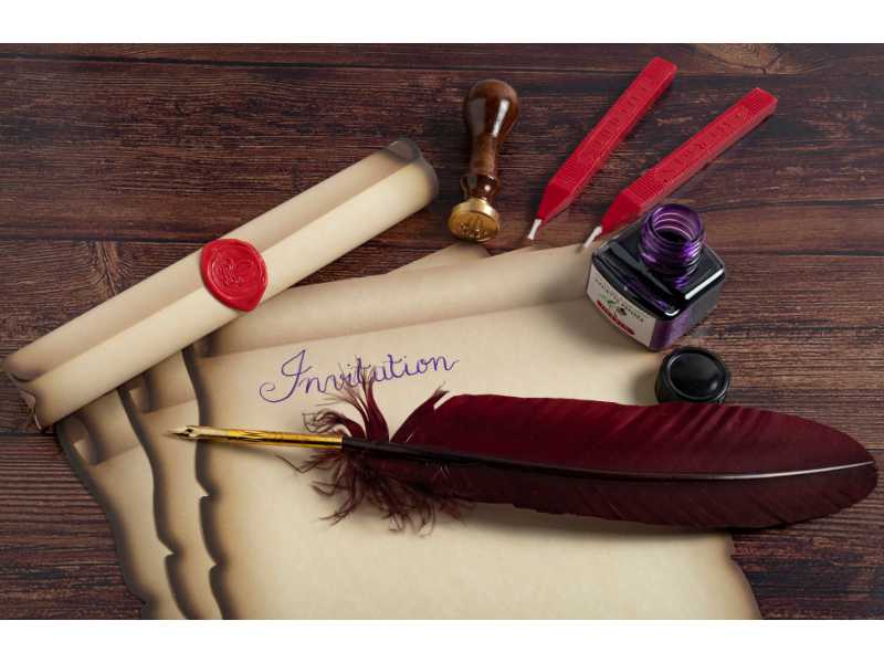 Kalligrafie-Papier Mittelalterlook