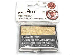 Siegelkissen Gold Glitter