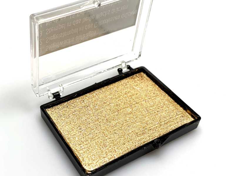 Siegelkissen Gold Glitter