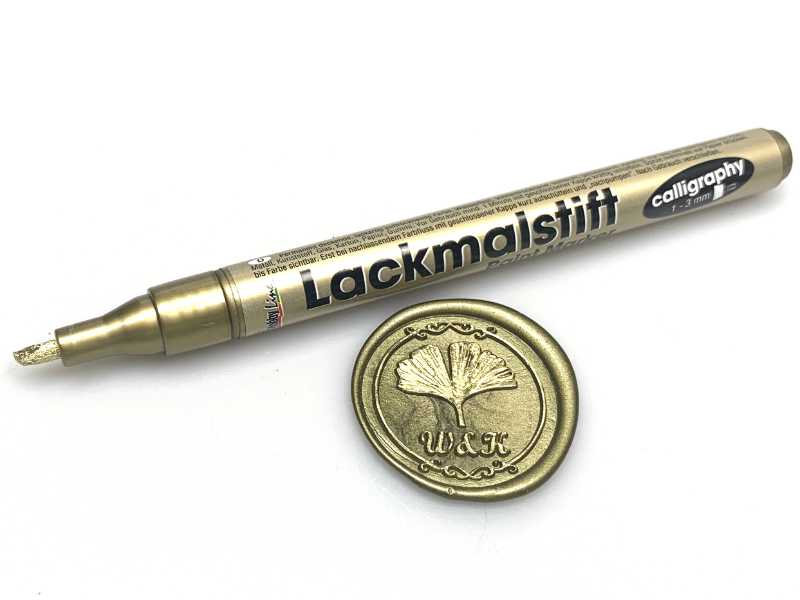 Siegellackstift Gold