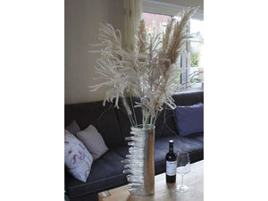 Vase "Marlene", 44 cm, Metall Alu, Farbe Silber